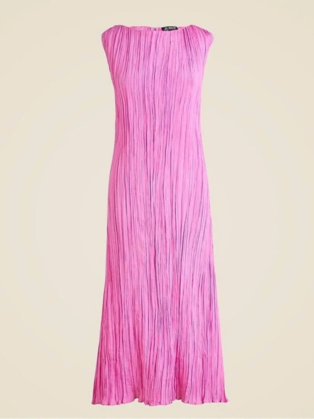 J. Crew Pink Textured Maxi Dress